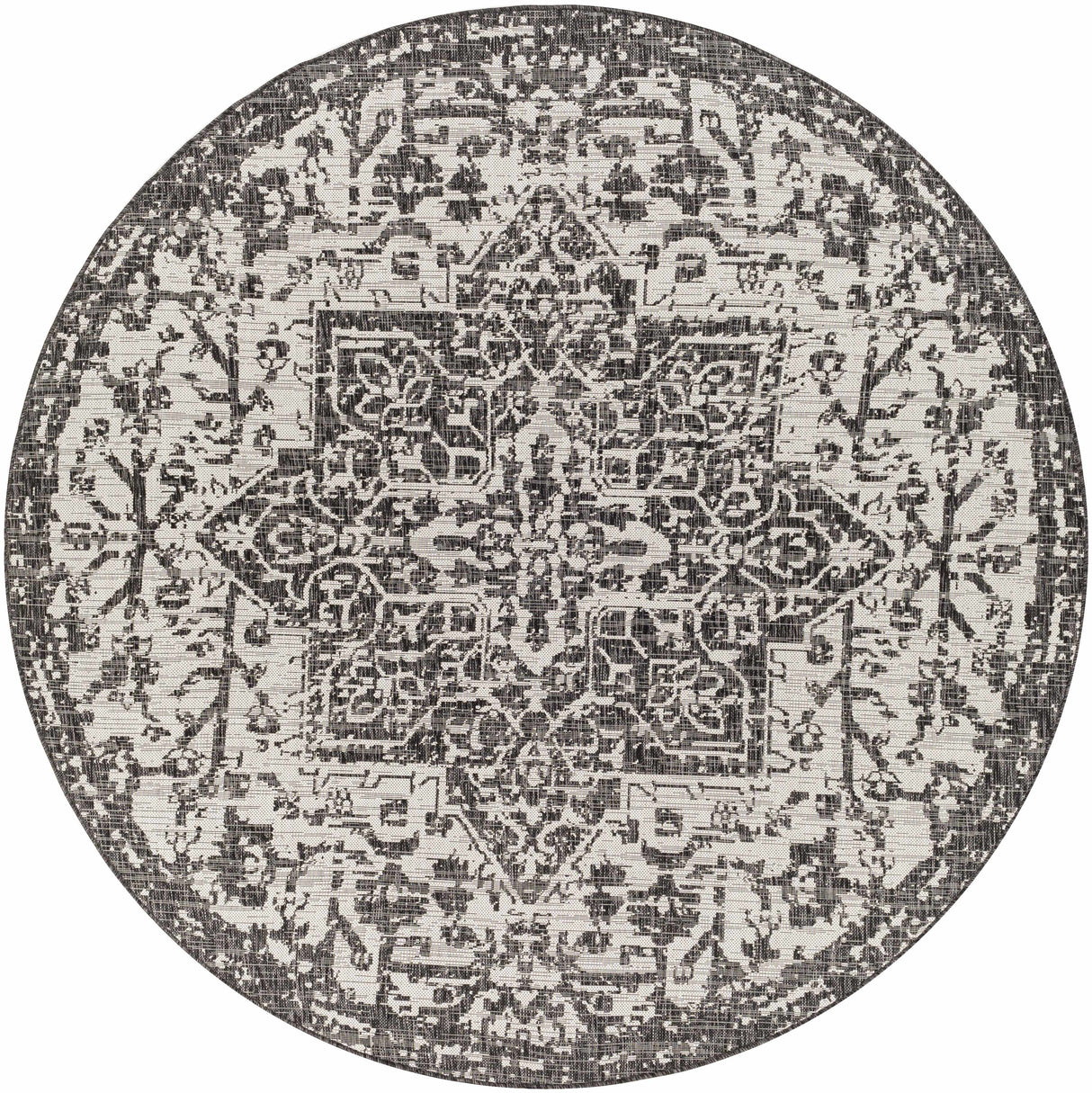 Charcoal Kilmacolm Indoor & Outdoor Rug - Clearance