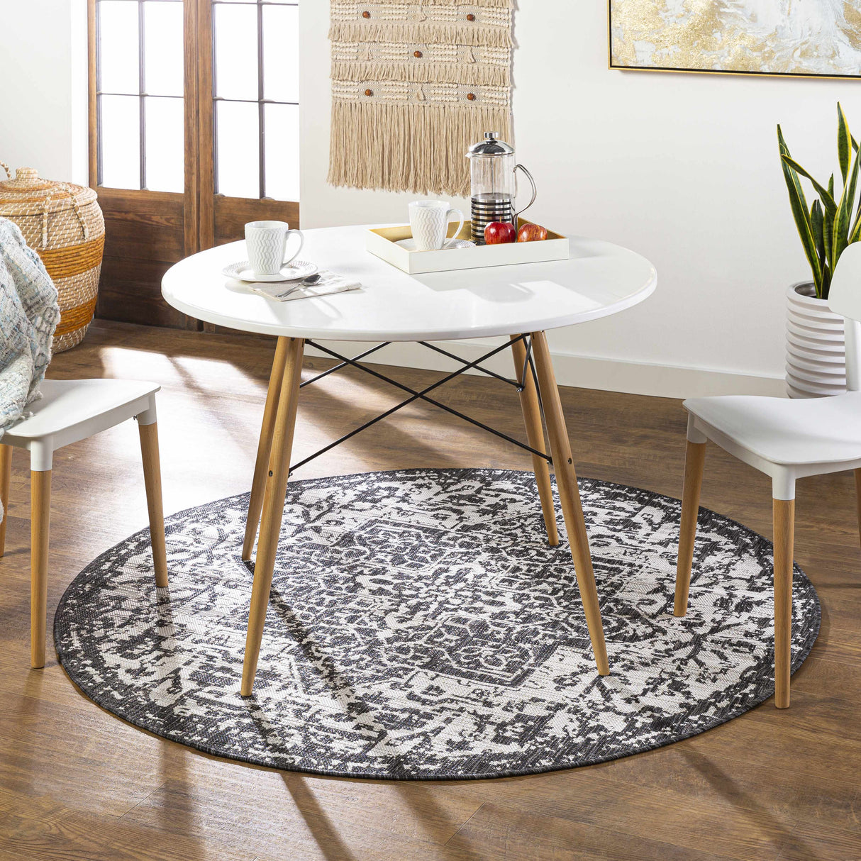 Charcoal Kilmacolm Indoor & Outdoor Rug - Clearance