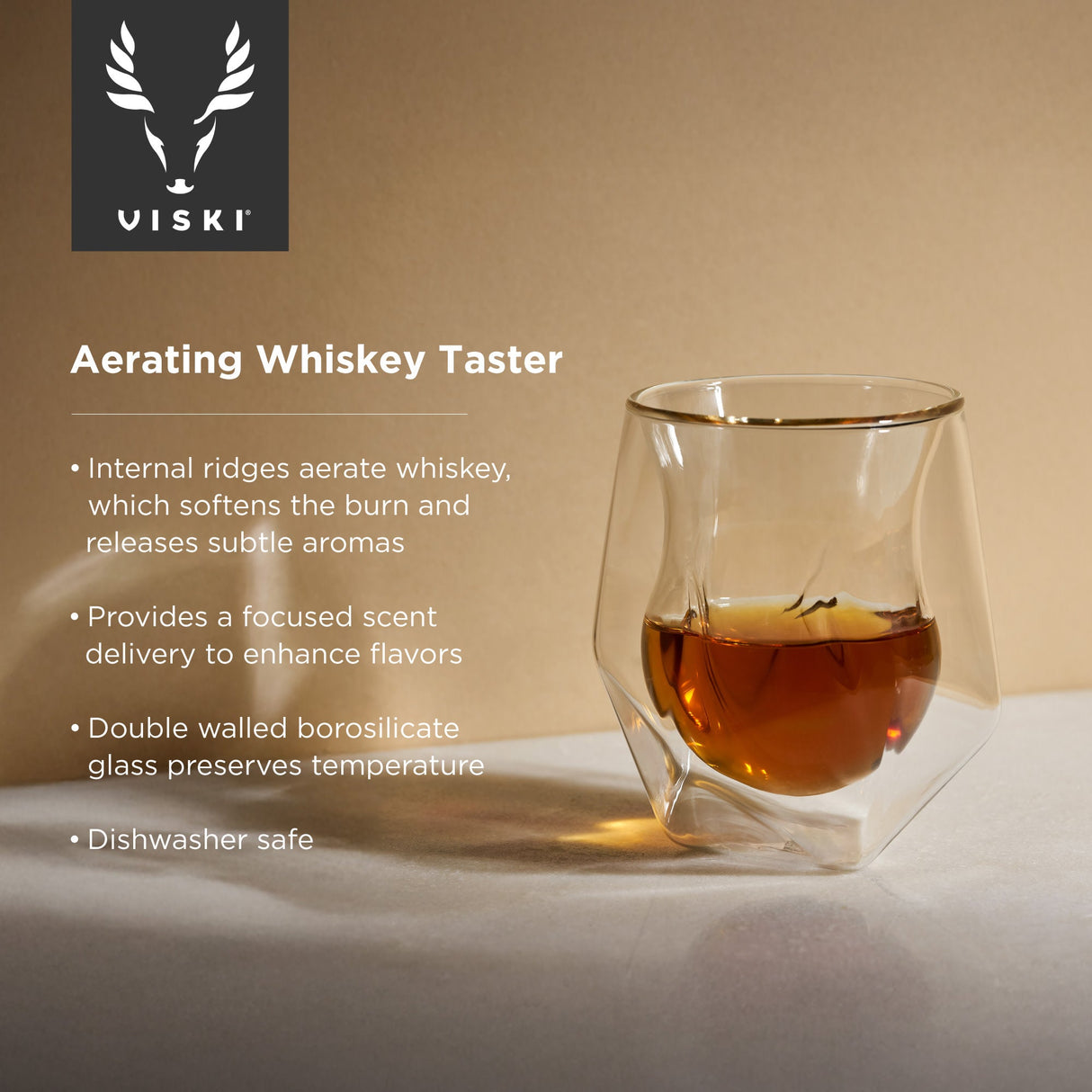 Aerating Whiskey Taster Set of 2