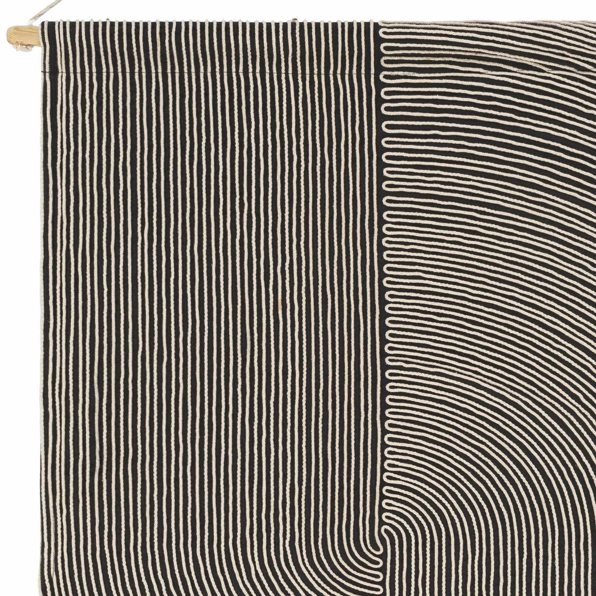 Lanse Black and White Geometric Wall Hanging
