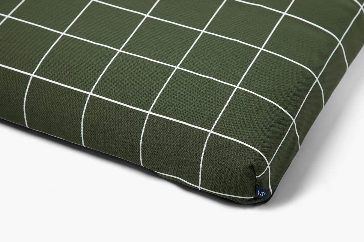 Hunter Green Grid | Dog Bed or Bed Cover