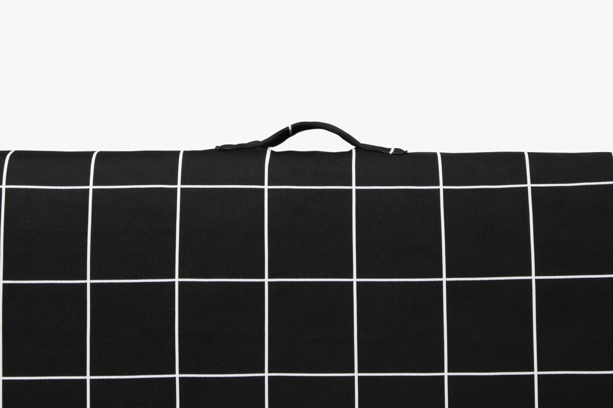 Black Grid | Luxury Dog Bed or Bed Cover