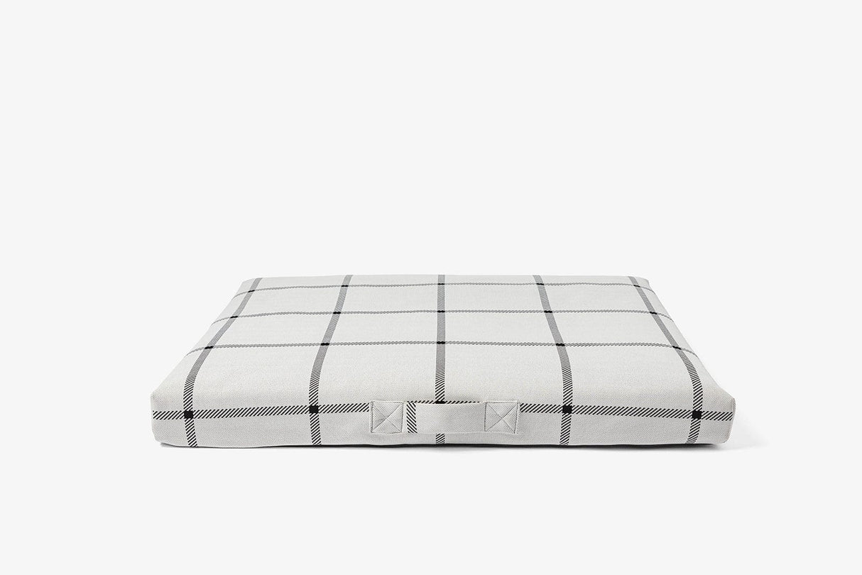 White Plaid | Dog Bed or Bed Cover