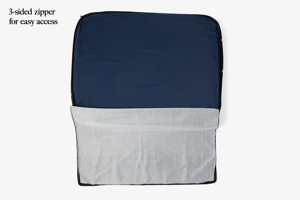 White Plaid | Dog Bed or Bed Cover