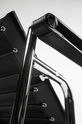 Le Corbusier Basculant Sling Chair (LC1) - Black Leather