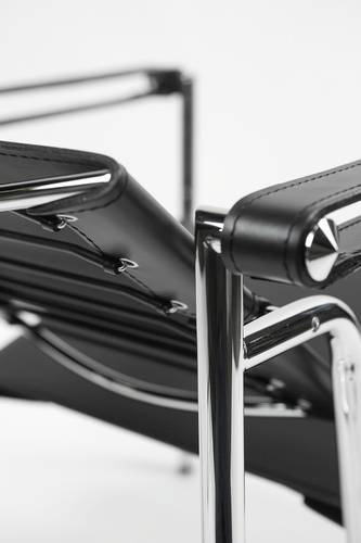 Le Corbusier Basculant Sling Chair (LC1) - Black Leather
