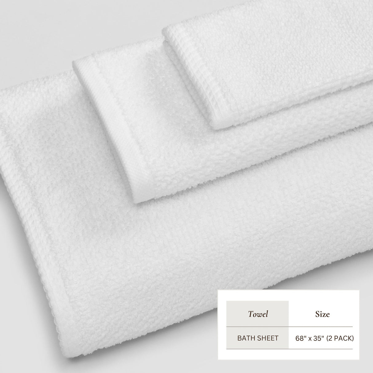 Cotton Textured Bath Towel Set - Acacia Collection