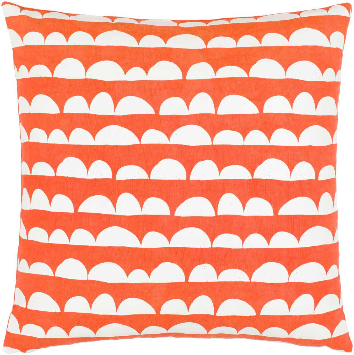 Achthoven Bright Orange Pillow Cover