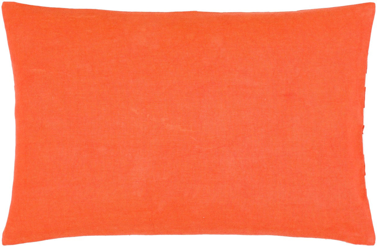Achthoven Bright Orange Pillow Cover