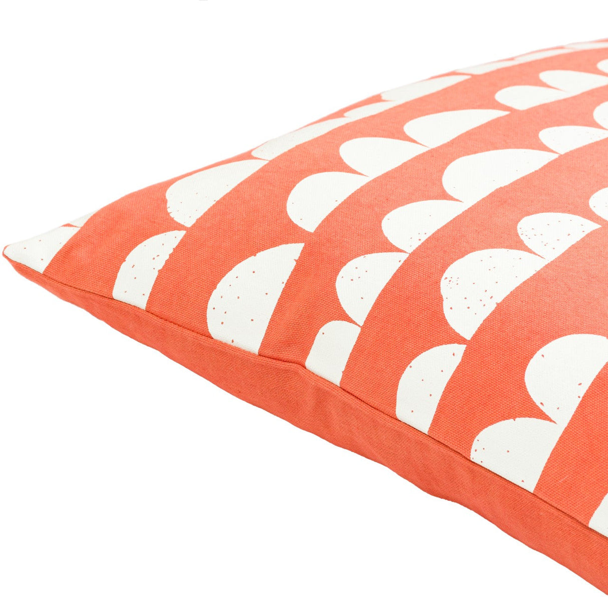 Achthoven Bright Orange Pillow Cover