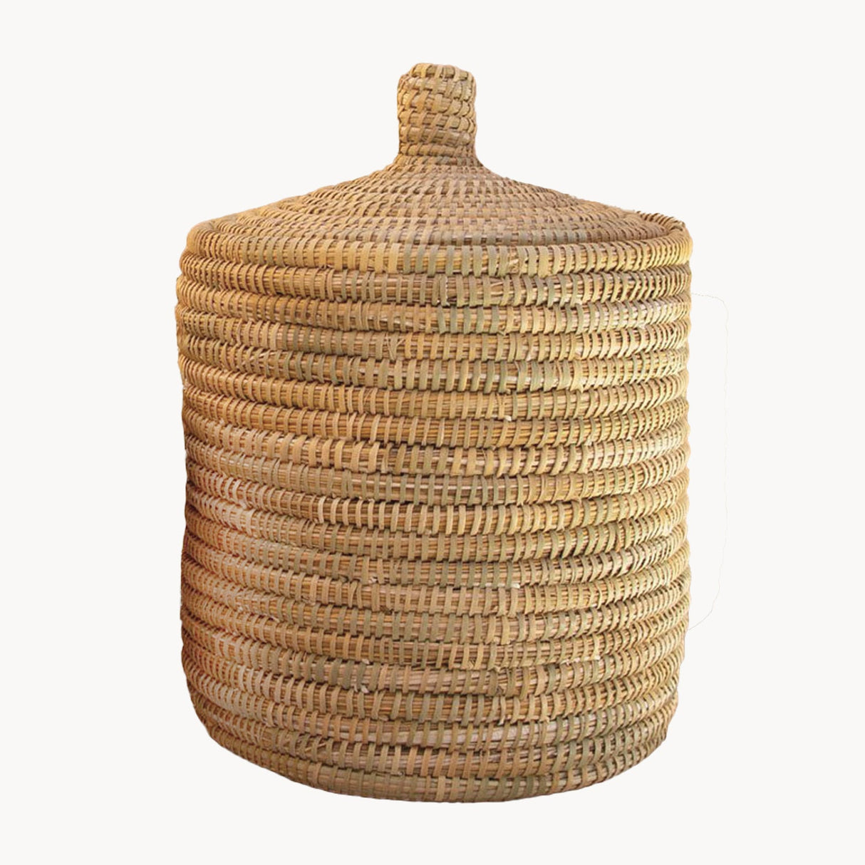 Palm Lidded Storage Baskets