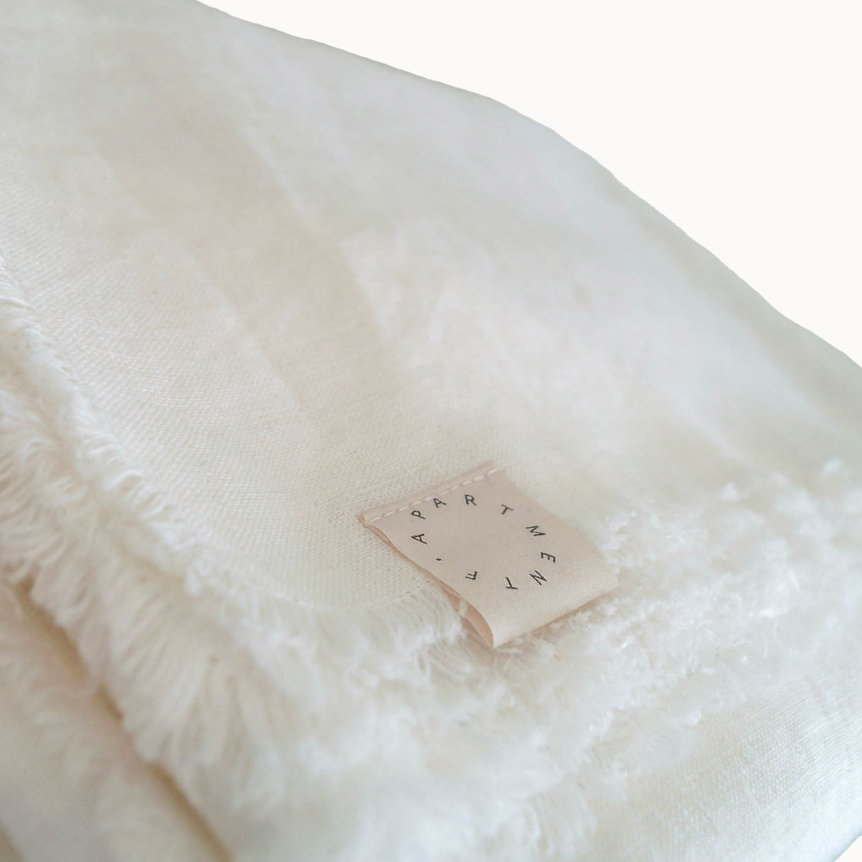 Linen Tablecloth with Fringe Edges