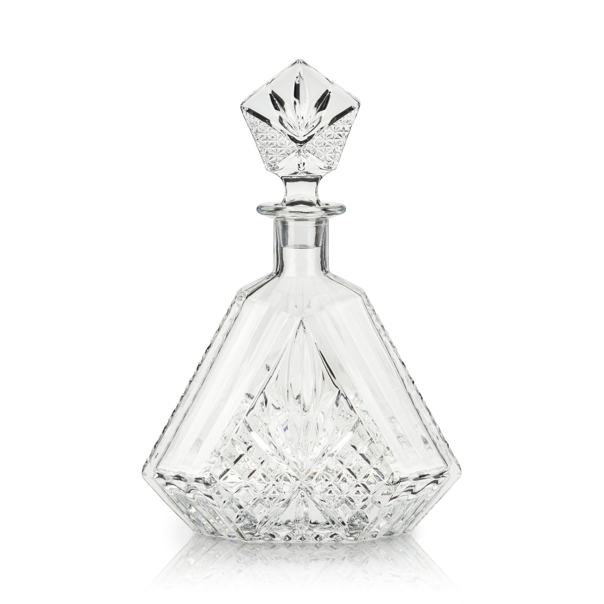 Admiral Crystal Irish Cut Whiskey Decanter