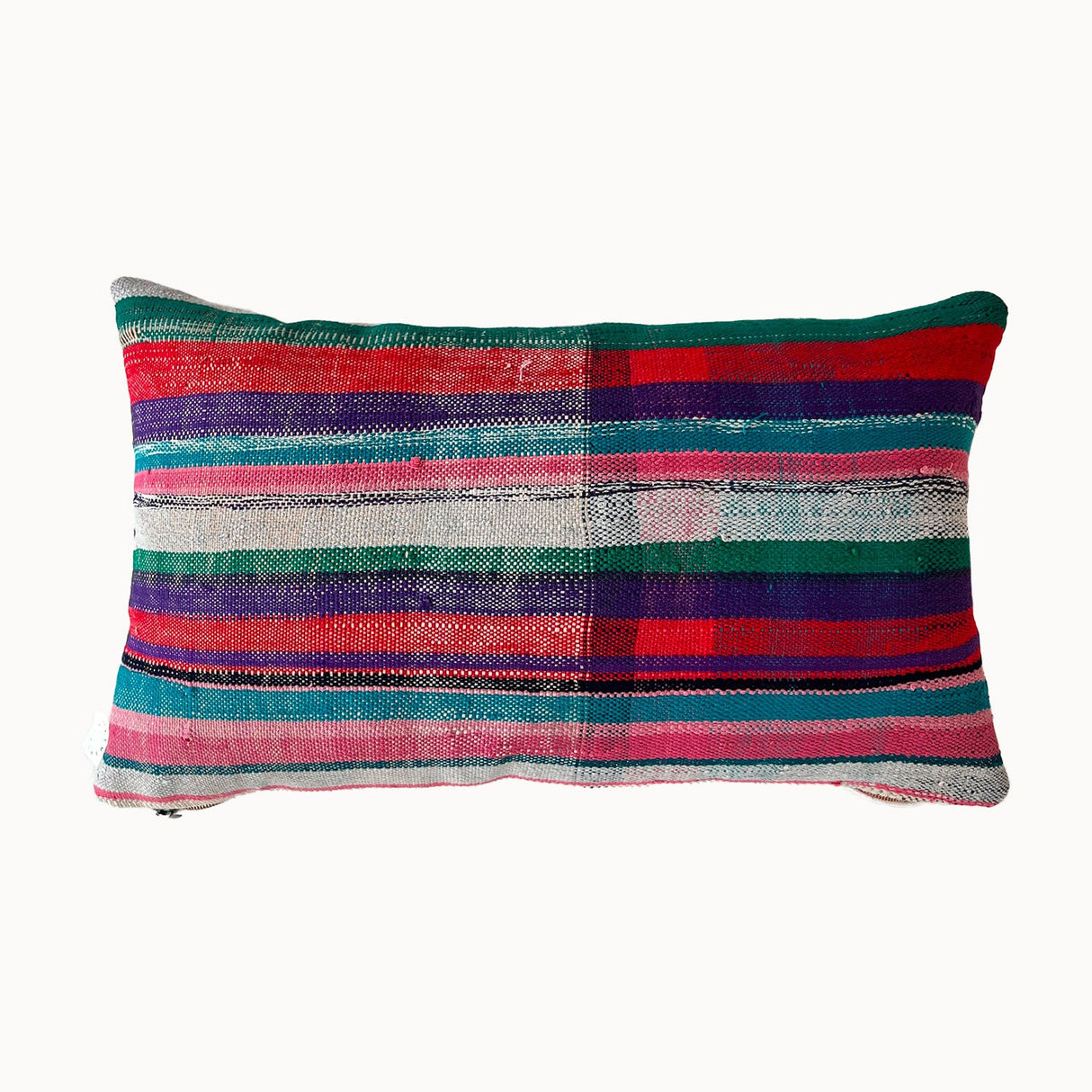 Lois Upcycled Moroccan Textile Pillow