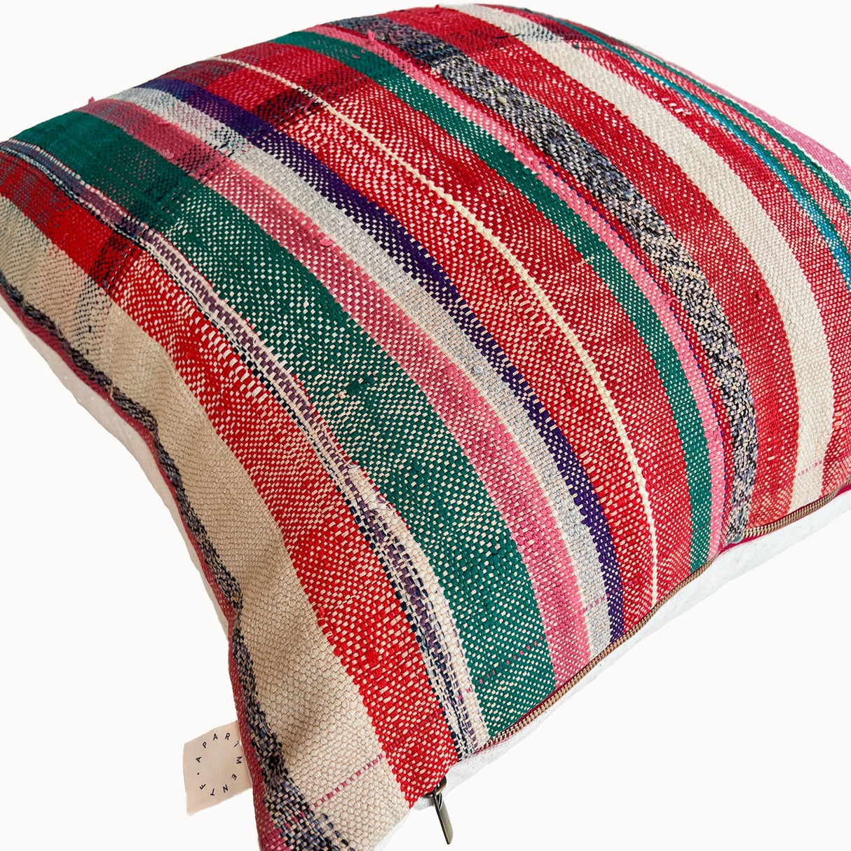 Lois Upcycled Moroccan Textile Pillow