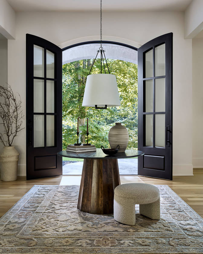 Hether Black/Dark Brown Dining Table