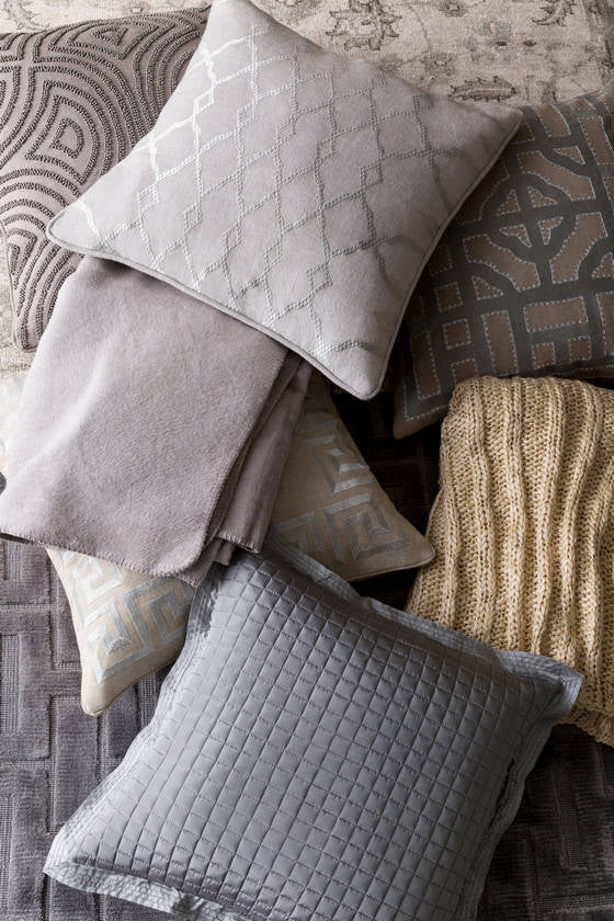 Baars Medium Gray Pillow Cover