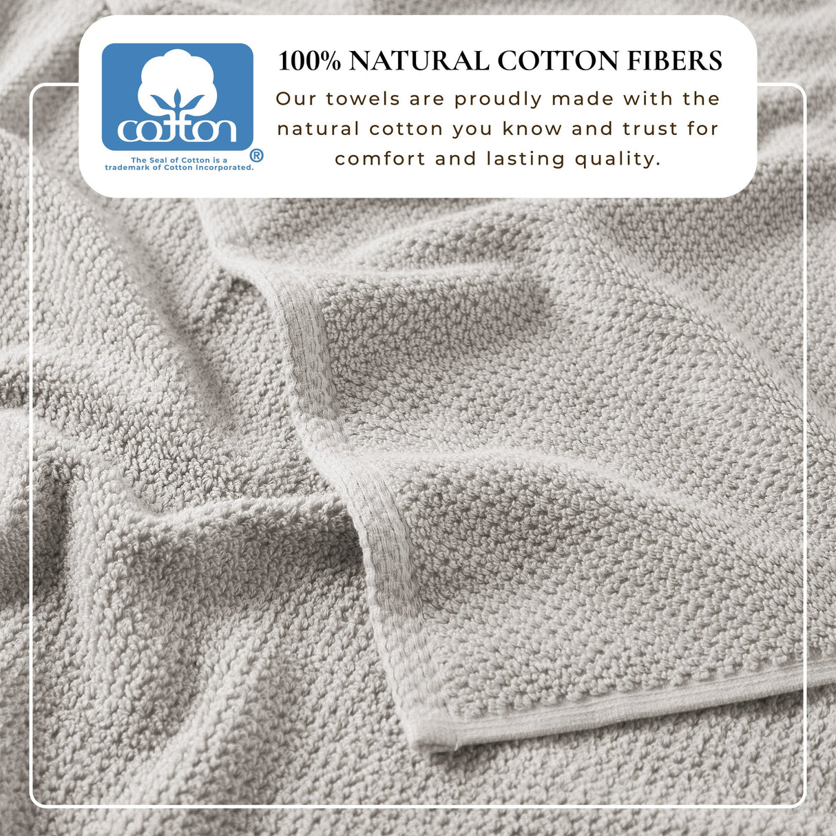 Cotton Textured Bath Towel Set - Acacia Collection
