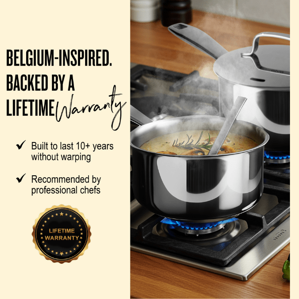 Maestro Saucepan with Lid — 1.7 QT.