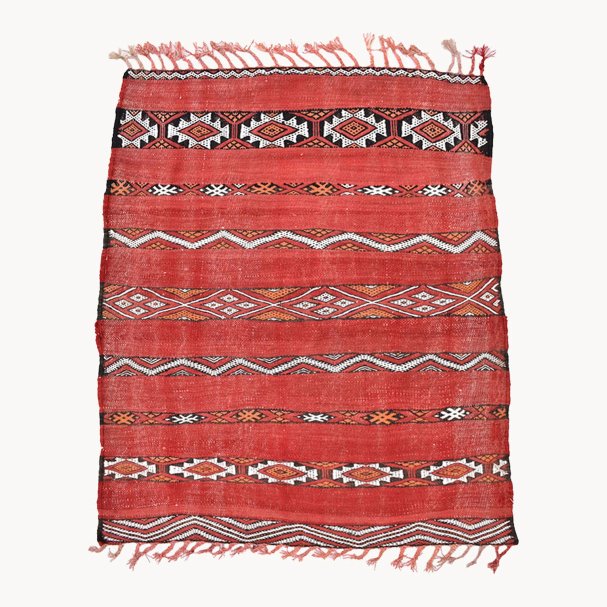 Moha Vintage Moroccan Kilim Rug | 3’3” x 4’2”