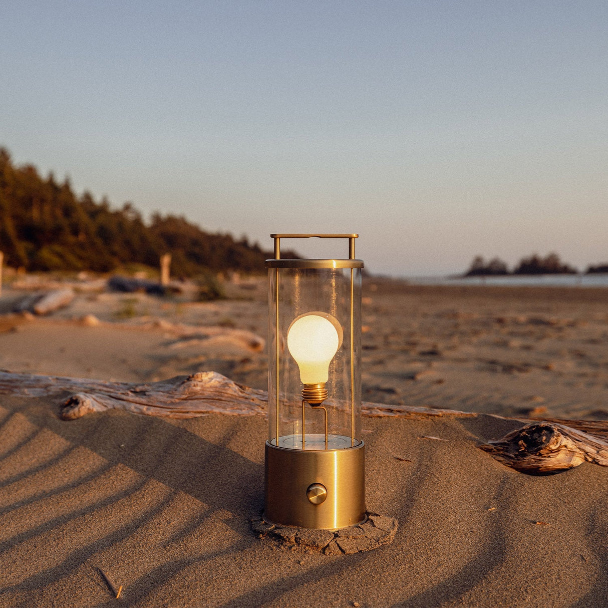 The Muse 1.0 Portable Lamp in Solid Brass