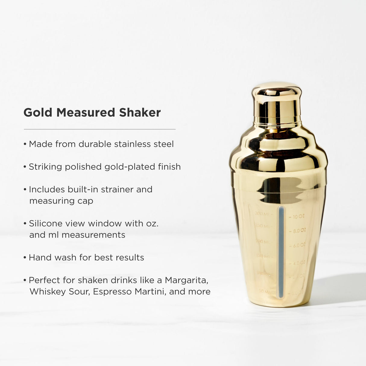 Belmont Measured Cocktail Shaker
