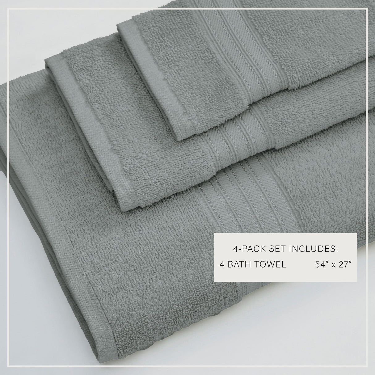 Cotton Terry Bath Towel Set - Cooper Collection