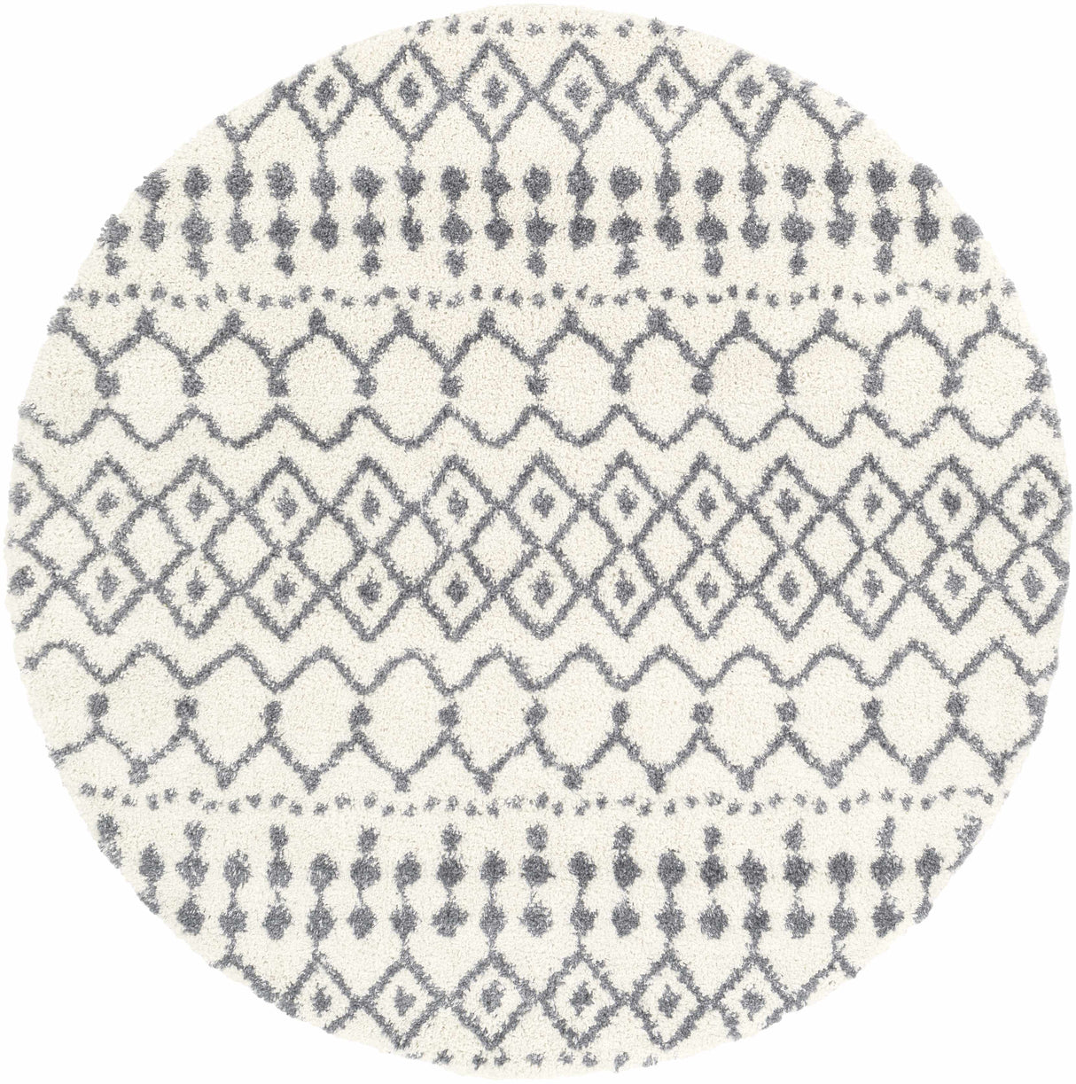 White Gray Navassa Rug - Promo