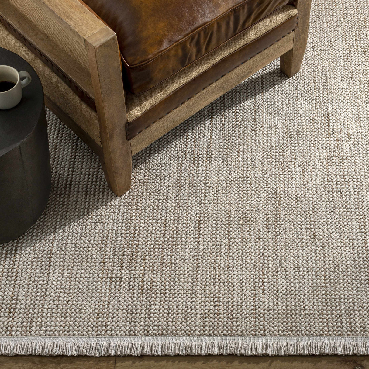 Gowan Beige Area Rug