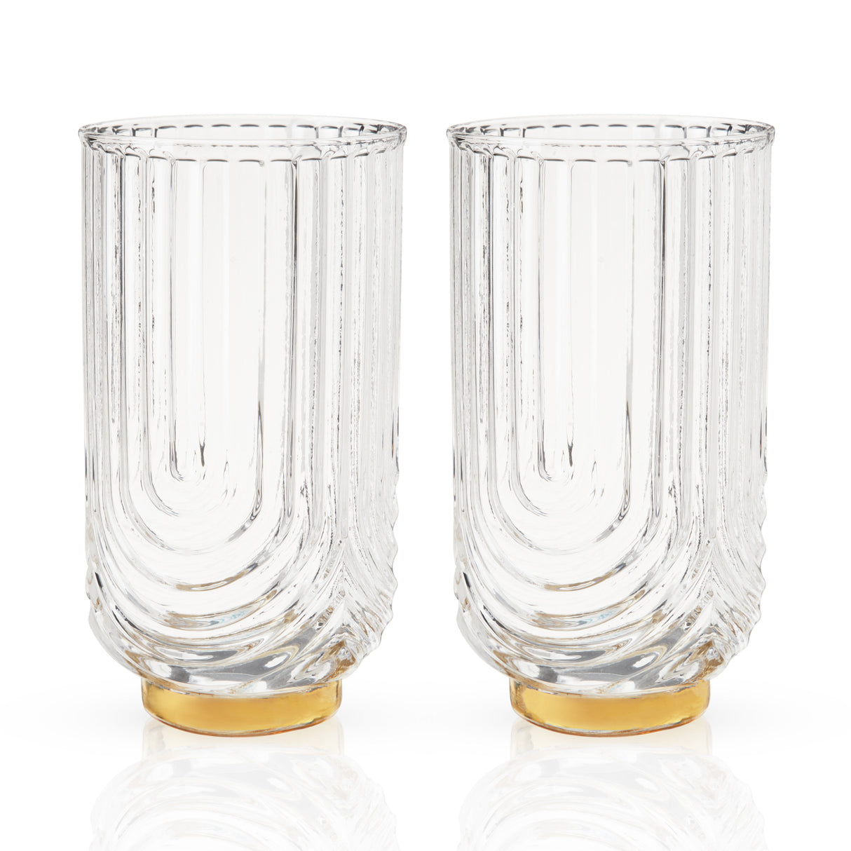 Gatsby Highball Glasses Set of 2