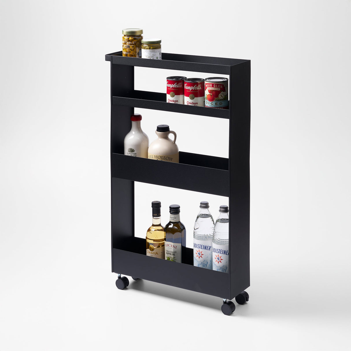 Slim Rolling Wagon (31.7" H) - Steel