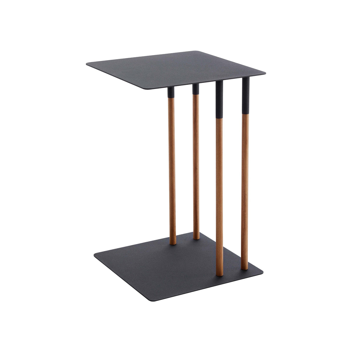 C Side Table (22" H) - Steel + Wood