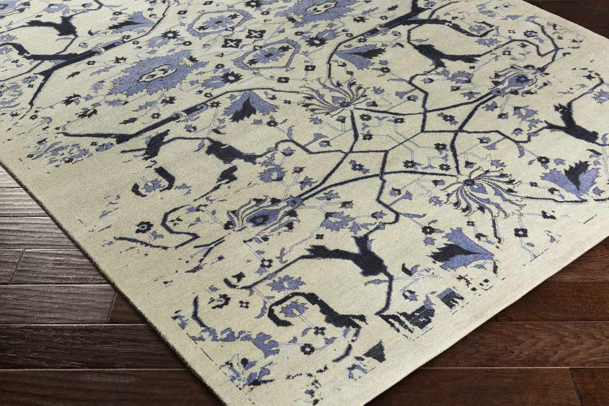 Nucla Traditional Denim Area Rug