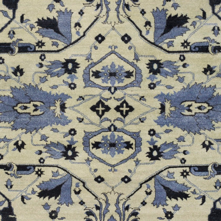 Nucla Traditional Denim Area Rug