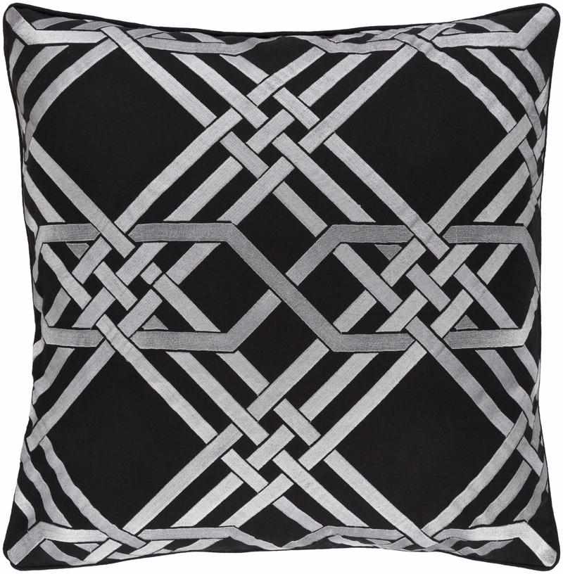 Leimuiden Metallic Silver Pillow Cover