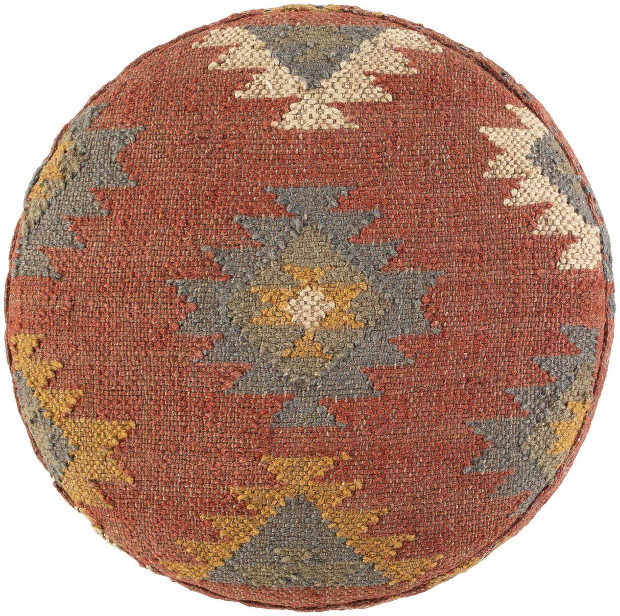 Huttschlag Dark Red Ottoman