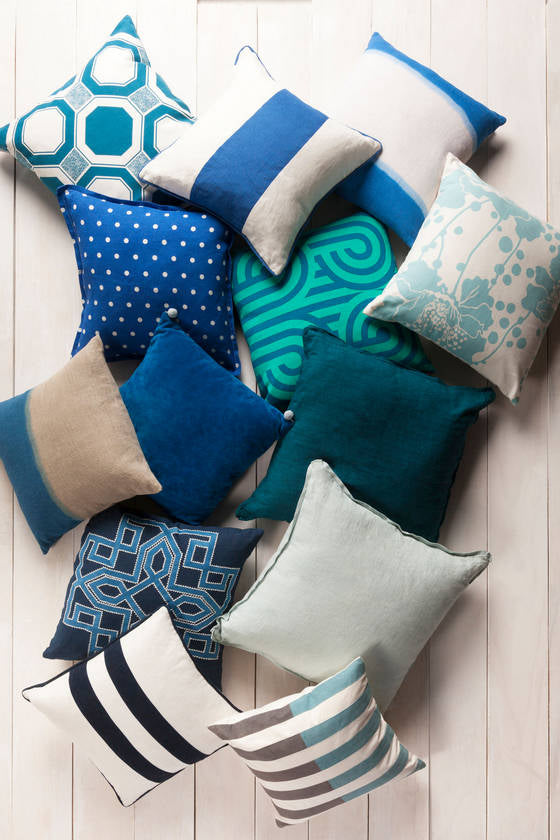 Hoogeind Dark Blue Pillow Cover