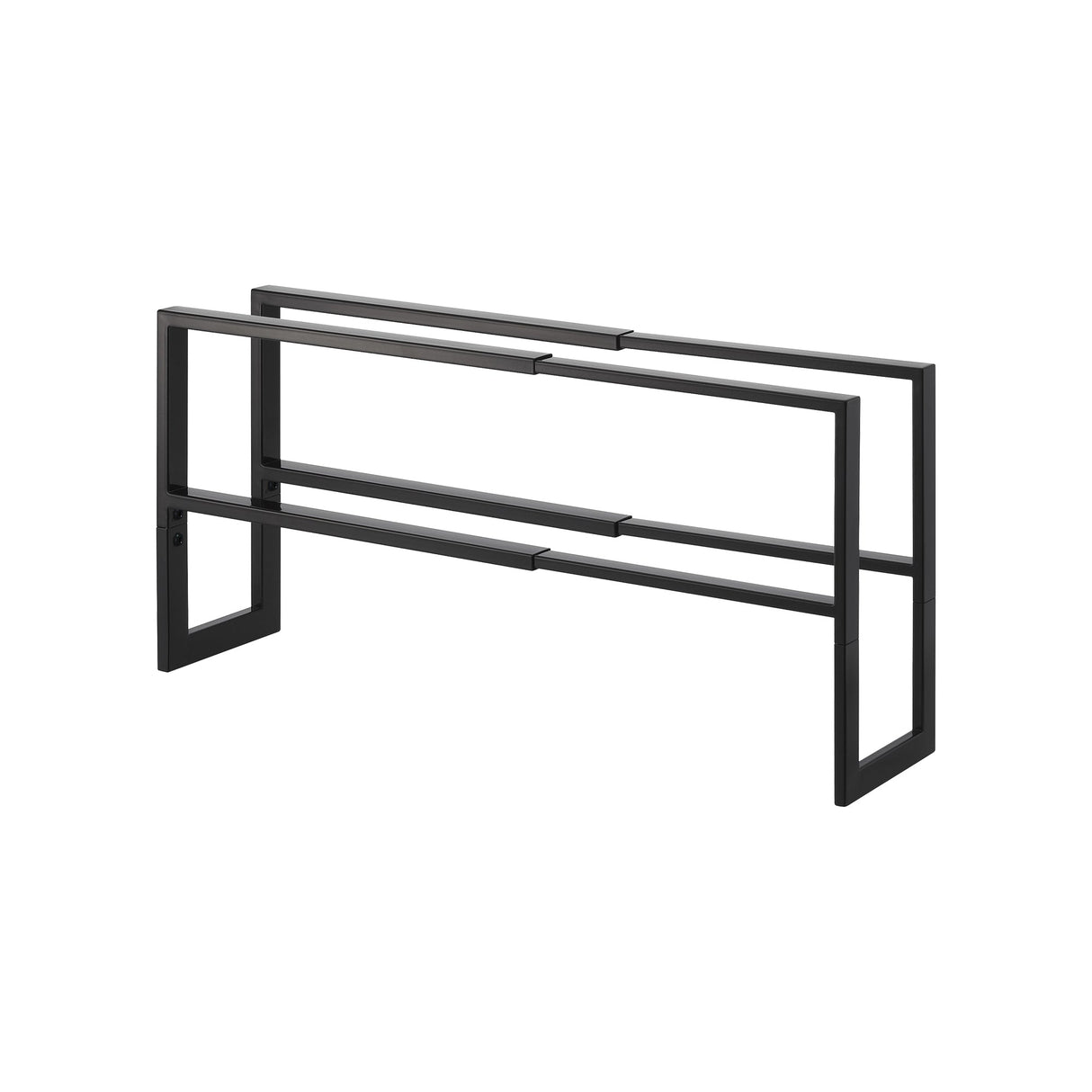 Two-Tier Expandable Shoe Rack (12" H) - Steel