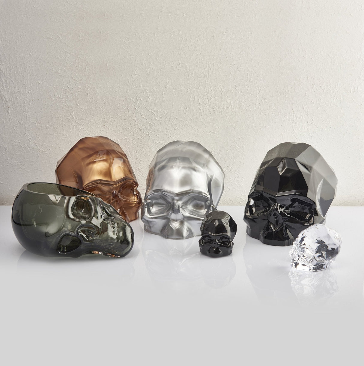 Memento Mori Skull Bowl Smoke Small