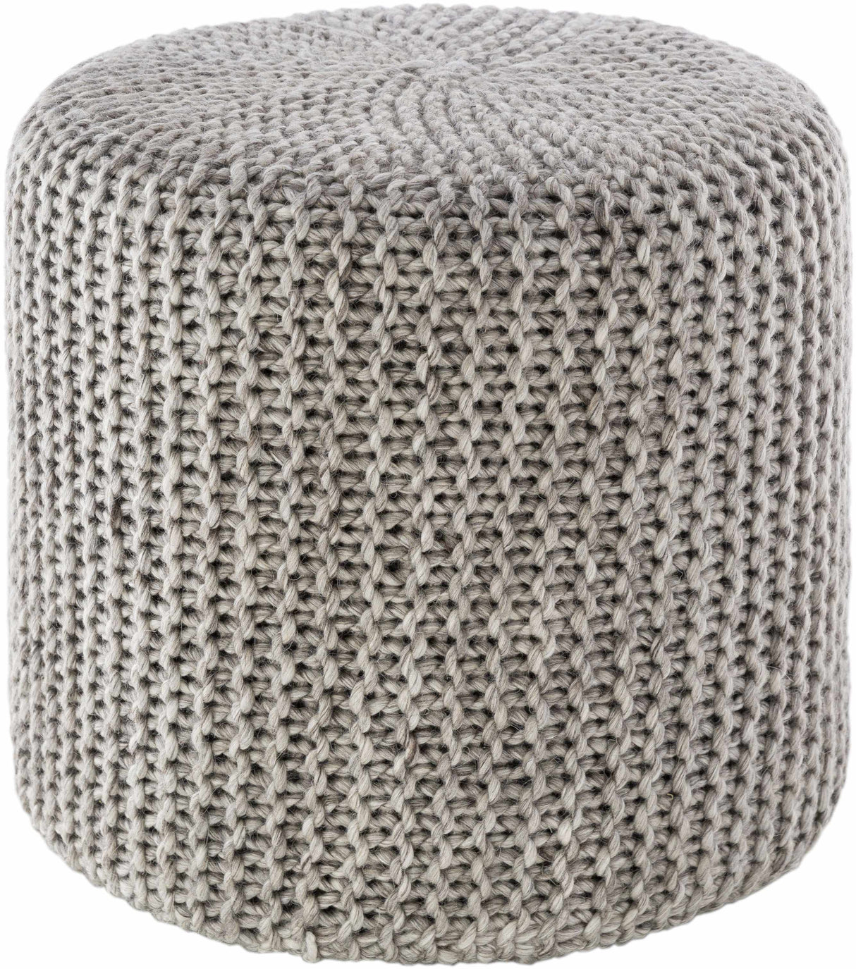 Martinsberg Light Gray Pouf