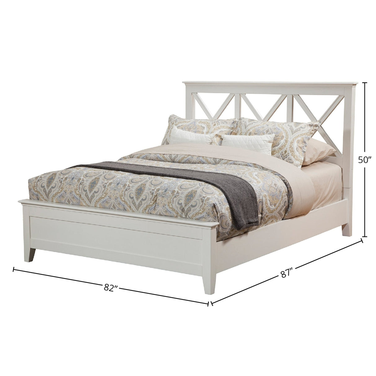 Potter Bed, White