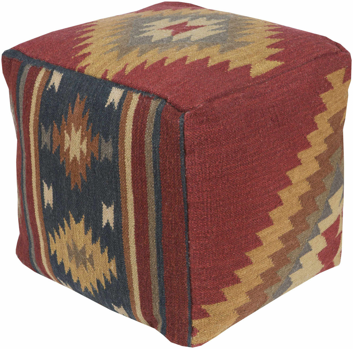 Gastern Dark Red Pouf