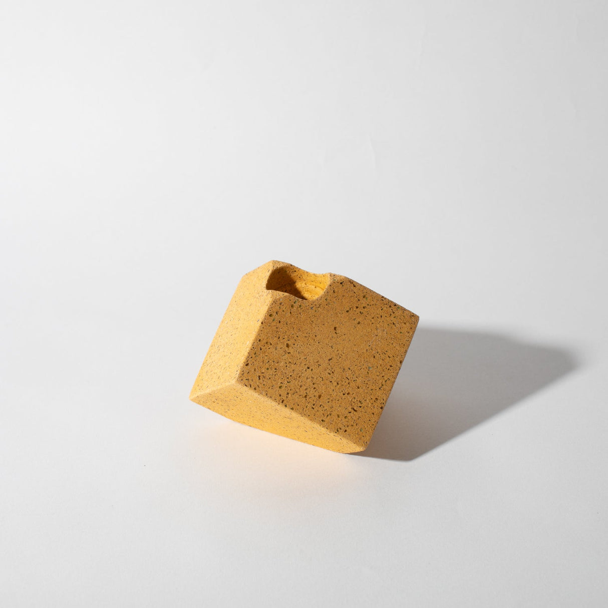 Cube Candlestick Holder | Marigold Terrazzo