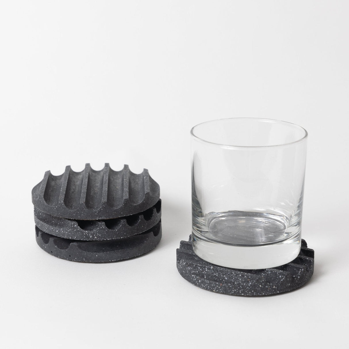 Coaster Set | Black Terrazzo