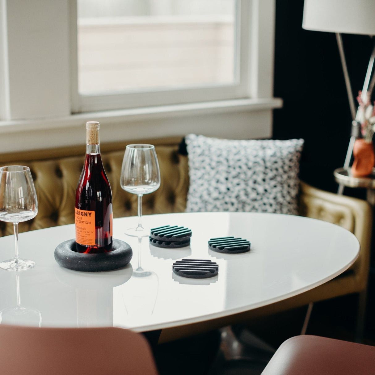 Coaster Set | Black Terrazzo