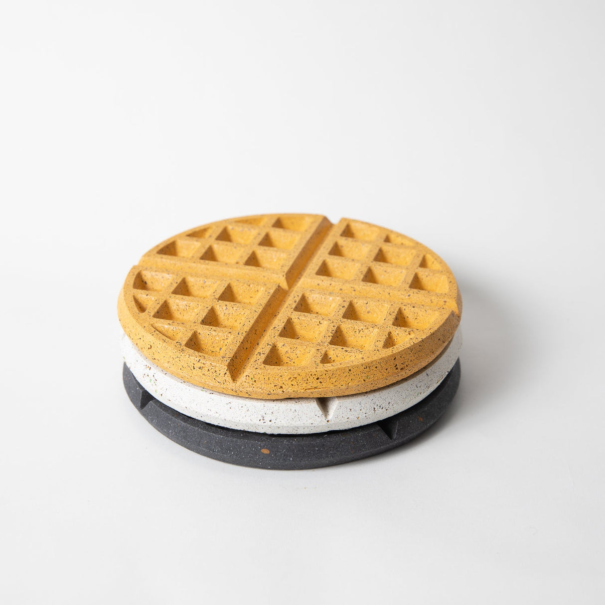 Waffle Trivet | Black Terrazzo