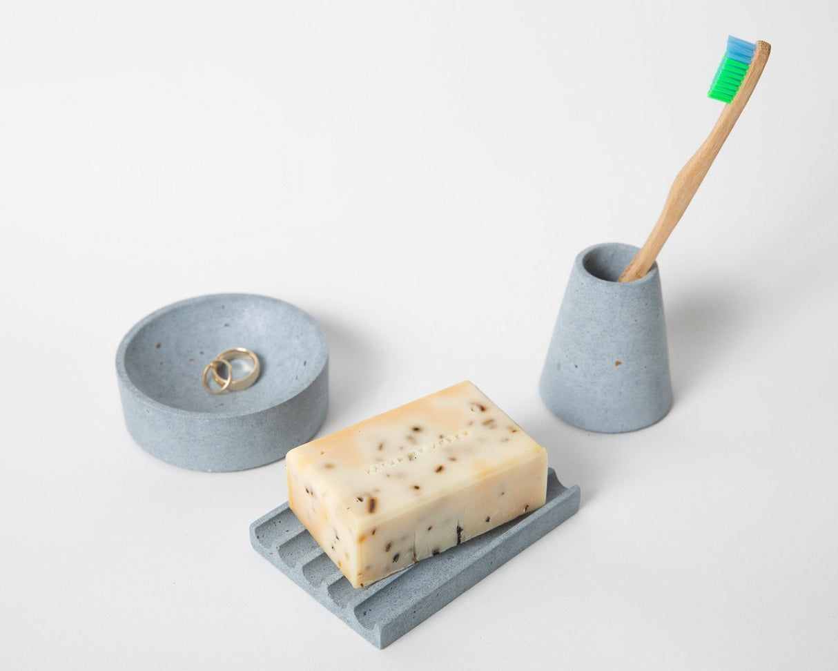 Toothbrush Holder | Light Blue Terrazzo