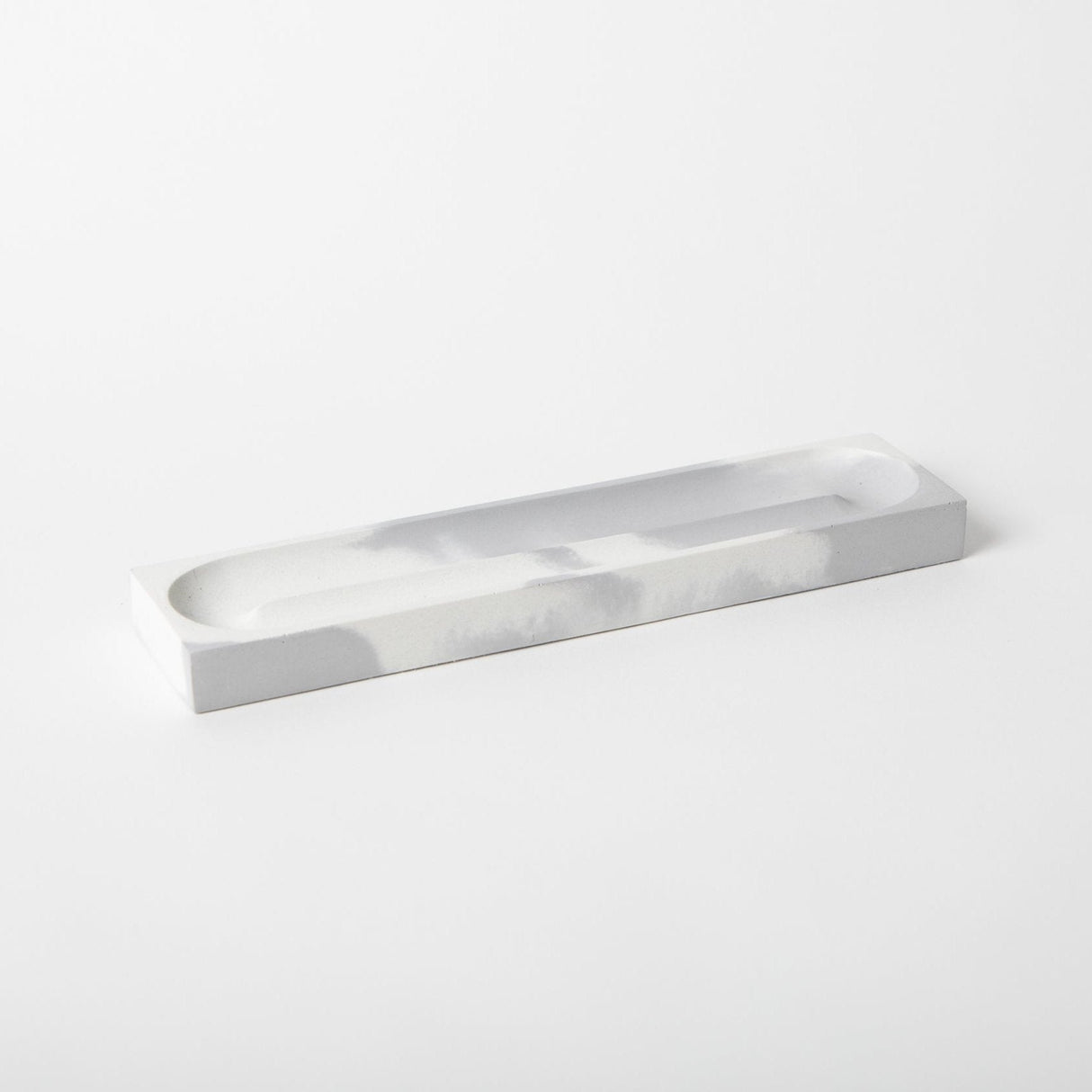 Pencil Tray | Grey & White
