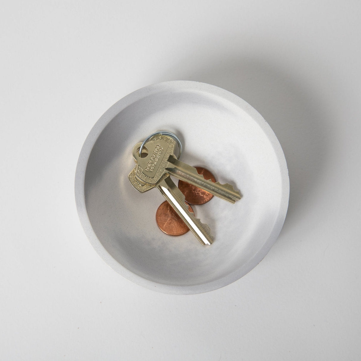 4" Catch-All | Grey & White