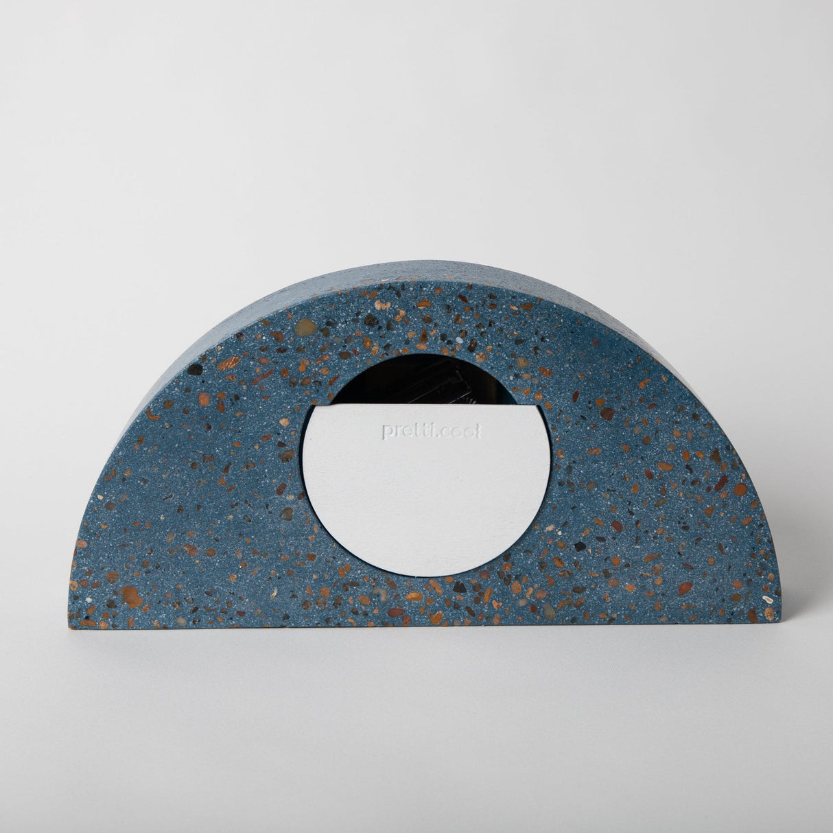 Mantle Clock | Cobalt Terrazzo